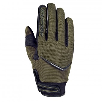 Guantes moto Ixon RS Slick HP Negro Kaki
