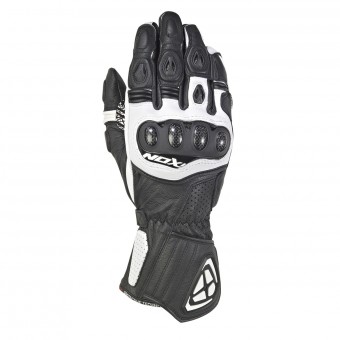 Guantes moto Ixon Rs Tilt Negro Blanco