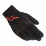 Guantes moto Alpinestars S Max Drystar Negro Rojo Fluo