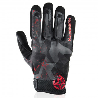 Guantes moto HARISSON Score Black Red