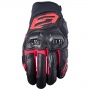 Guantes moto Five SF3 Negro Rojo