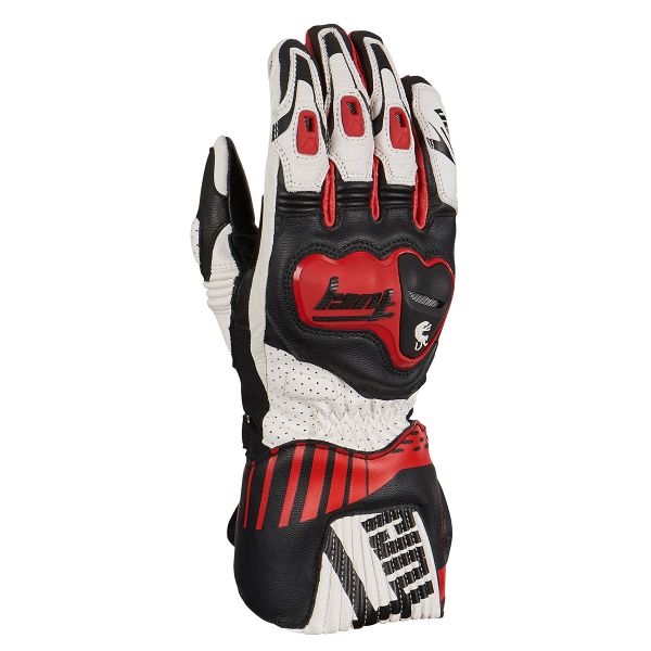 Guantes moto Furygan Shifter Evo Red Black White Guantes moto Furygan Shifter Evo Red Black White