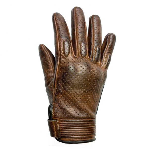 Guantes moto Helstons Side Mujer Camel Negro