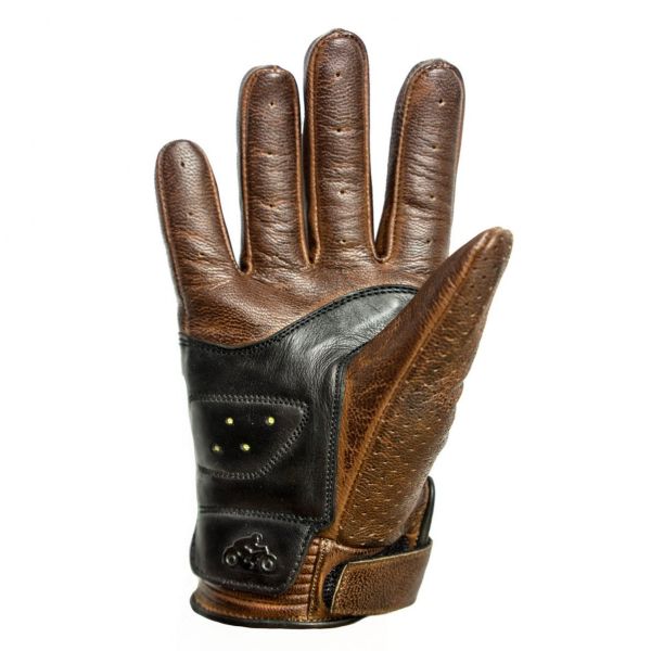 Helstons Side Mujer Camel Negro