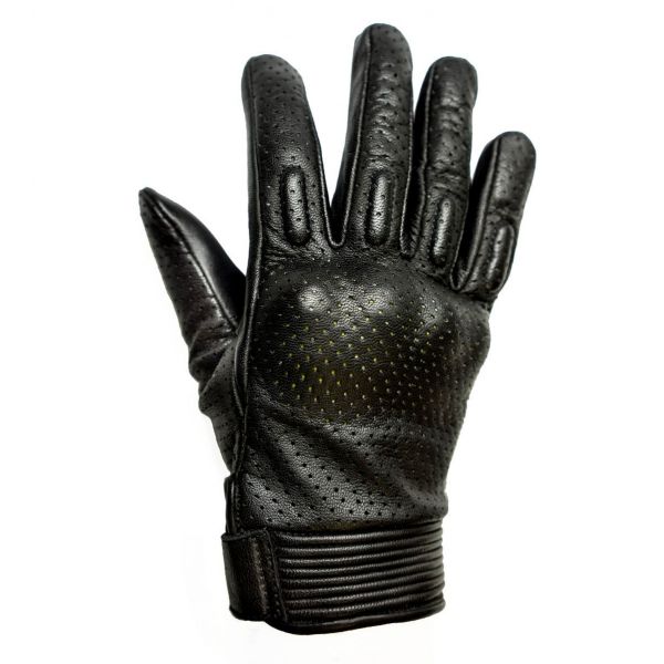 Guantes moto Helstons Side Mujer Negro Blanco
