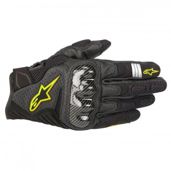 Guantes moto Alpinestars SMX-1 Air V2 Black Yellow Fluo Guantes moto Alpinestars SMX-1 Air V2 Black Yellow Fluo