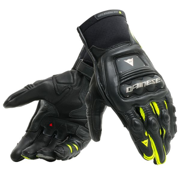 Guantes moto Dainese Steel-Pro In Black Yellow Fluo