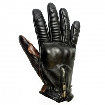 Guantes moto Helstons Tank Mujer Negro Camel