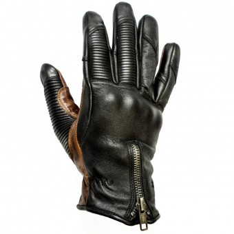 Guantes moto Helstons Tank Rag Negro Camel
