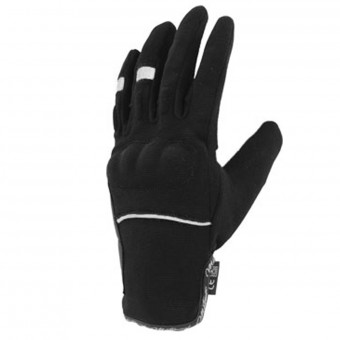 Guantes moto Motomod TS01 Mujer Negro Blanco
