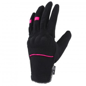 Guantes moto Motomod TS01 Mujer Negro Rosa