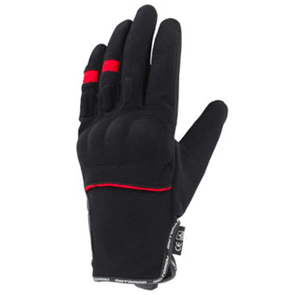 Guantes moto Motomod TS01 Negro Rojo