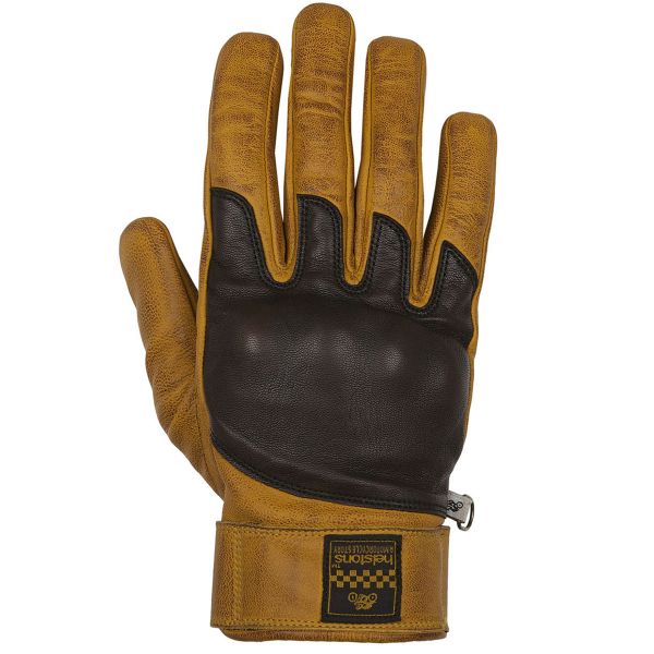 Guantes moto Helstons Wolf Summer Gold Brown