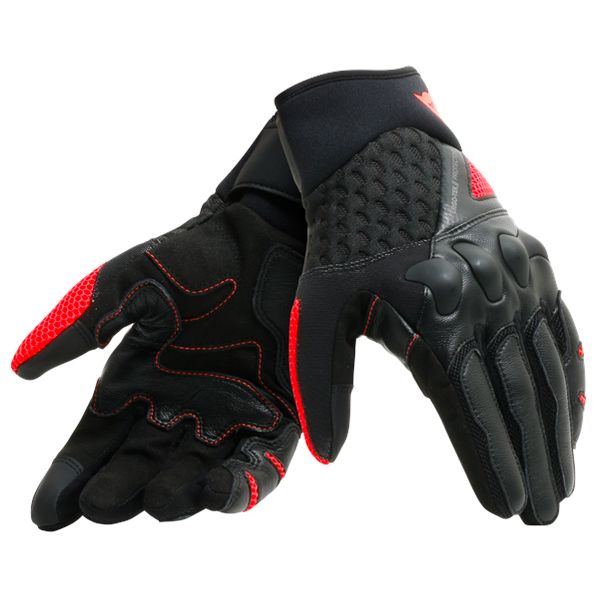 Guantes moto Dainese X-Moto Unisex Black Red Fluo