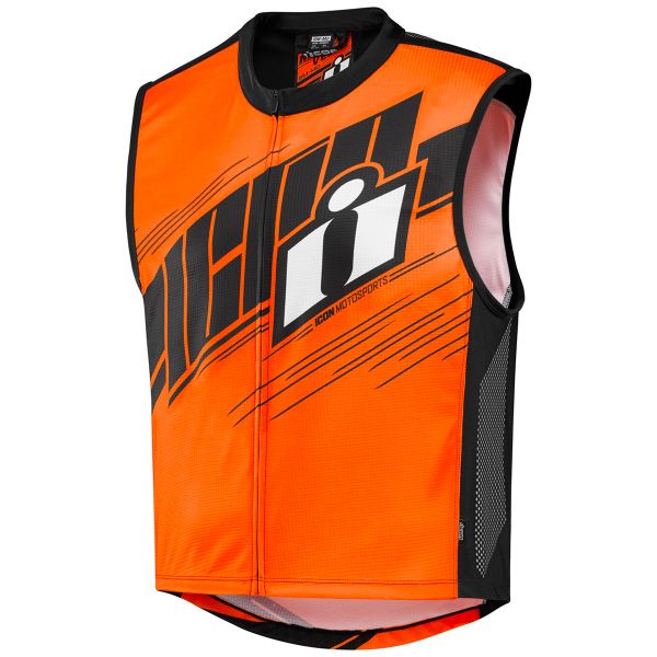 Chaleco moto ICON Mil-Spec 2 Vest Hi-Viz Orange Chaleco moto ICON Mil-Spec 2 Vest Hi-Viz Orange