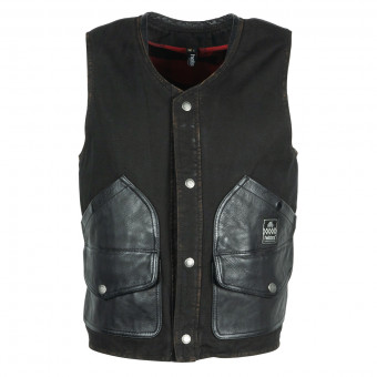 Chaleco moto Helstons West Coton Black