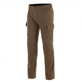 Jeans Alpinestars Cargo Riding Brown Distressed