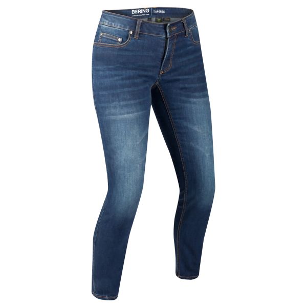 Jeans Bering Lady Trust Tapered Washed Blue Jeans Bering Lady Trust Tapered Washed Blue