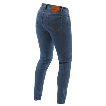 Dainese 5-Pocket Denim Slim Pants Plus Woman Blue