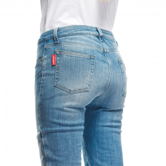 Dainese Denim Stone Slim Lady Light Blue