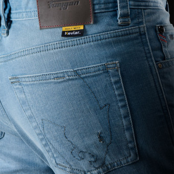 Furygan D12X Kevlar St Light Blue