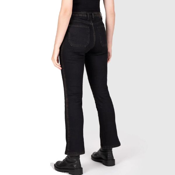 Knox Mujer Cartmel Kick Flare Regular Envejecido Negro �xido