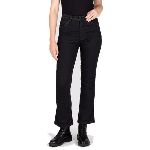 Knox Mujer Cartmel Kick Flare Regular Envejecido Negro �xido