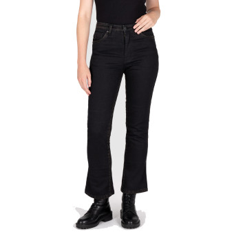 Knox Mujer Cartmel Kick Flare Corto Envejecido Negro Óxido