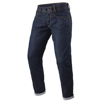 Jeans REV'IT Lewis Selvedge Tape Red Dark Blue
