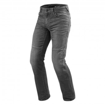 Jeans REV'IT Philly 2 LF Gris Oscuro Descolorido