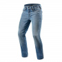 Jeans REV'IT Piston Azul Claro Descolorido