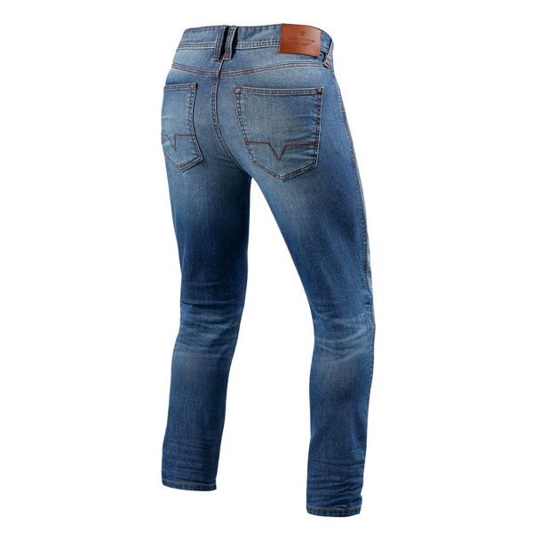 REV'IT Piston Azul Medio Descolorido