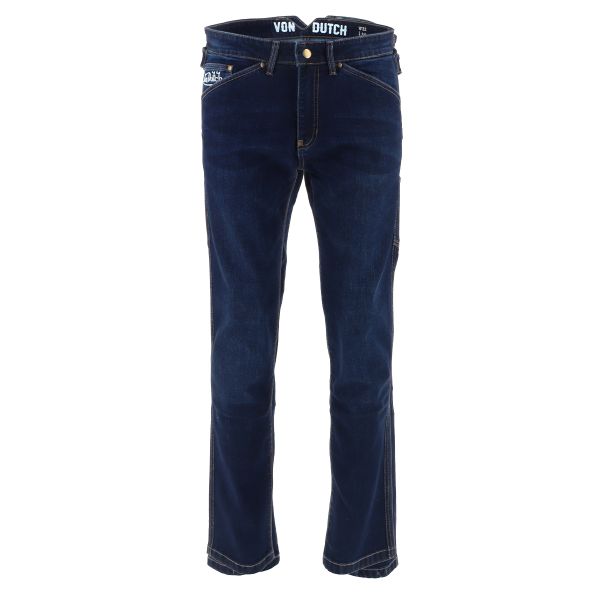 Jeans Von Dutch Carter Denim Stretch Azul Crudo