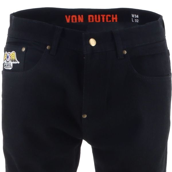 Von Dutch Mustang Denim Stretch Negro
