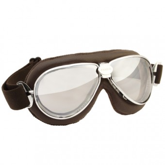 Máscara Moto Nannini TT Chrome Brown Máscara Moto Nannini TT Chrome Brown