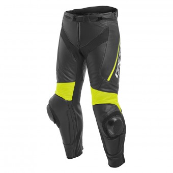 Pantalones moto Dainese Delta 3 Black Fluo Yellow