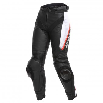 Pantalones moto Dainese Delta 3 Black White Red
