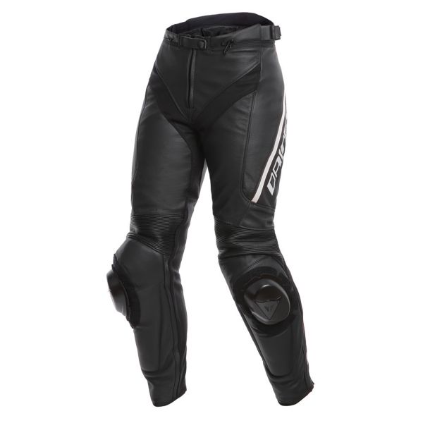 Pantalones moto Dainese Delta 3 Lady Black White