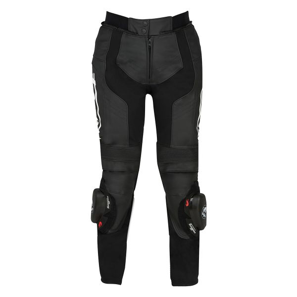 Pantalones moto Furygan Bud Lady Black White Pantalones moto Furygan Bud Lady Black White