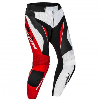 Pantalones moto Ixon Falcon Pant Blanco Negro Rojo