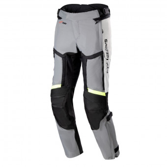 Pantalones moto Alpinestars Bogota Pro Drystar 4 Seasons Ice Grey Fluo Yellow Pants
