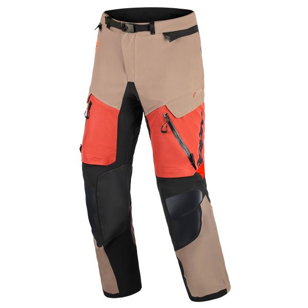 Pantalones moto Alpinestars Halo Pro Drystar XF Laminated Pants Walnut Rust Black