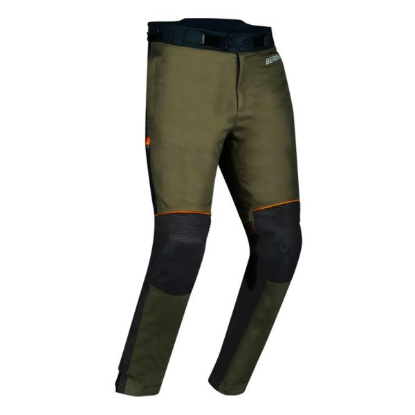 Pantalones moto Bering Zephyr Black Kaki Orange Pant