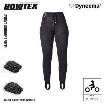 Pantalones moto Bowtex Elite Legging Se�oras V2 Negro