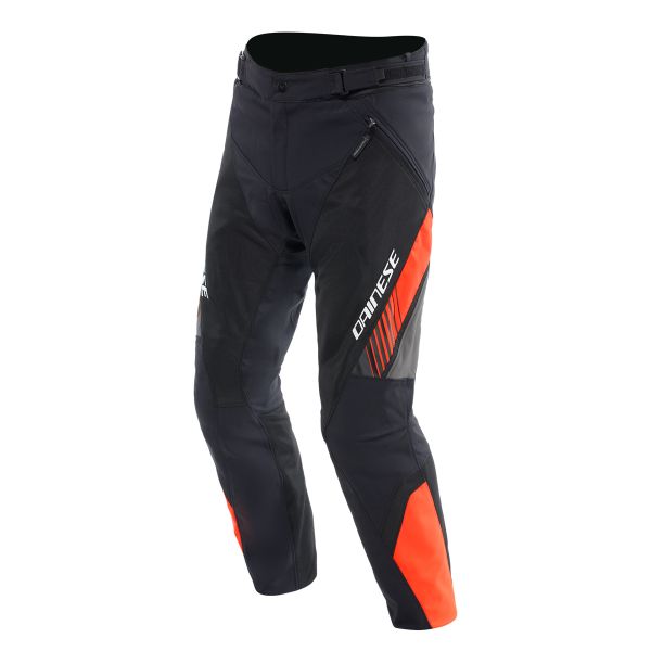 Pantalones moto Dainese Drake 2 Air Black Red Fluo
