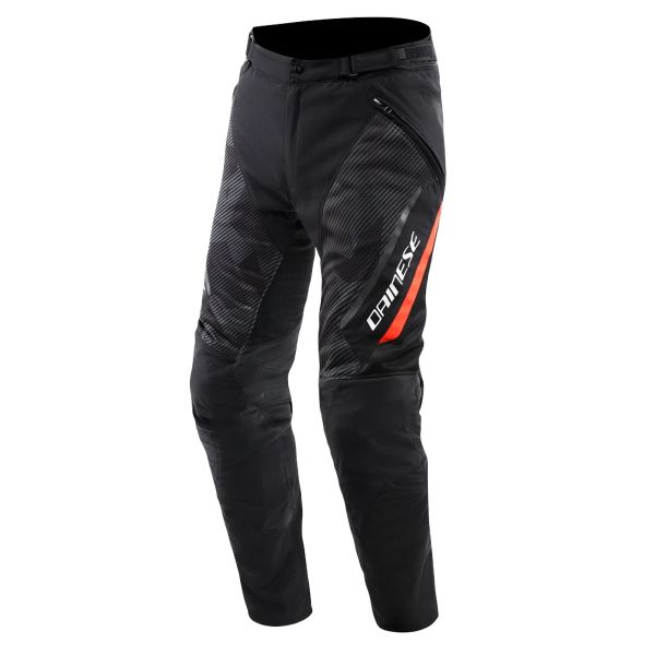Pantalones moto Dainese Drake 2 Super Air Black Anthracite Red Fluo