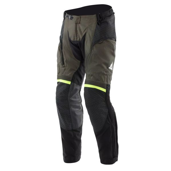Pantalones moto Dainese Super Adventure Absoluteshell Pants Black Tarmac Fluo Yellow