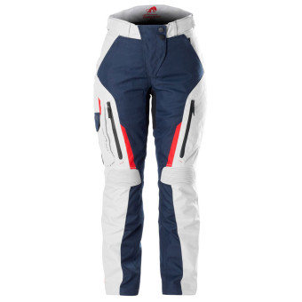 Pantalones moto Furygan Killington Lady Blue Pearl Red