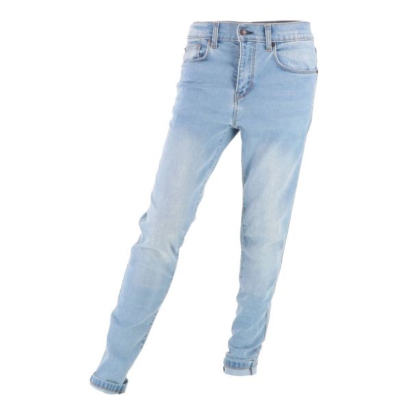 Pantalones moto Helstons Calamity Bleu Blanqueador Pantalones moto Helstons Calamity Bleu Blanqueador