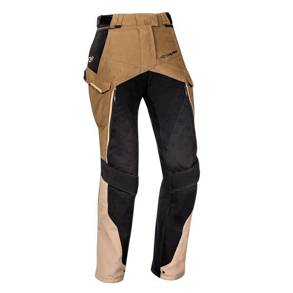 Pantalones moto Ixon Eddas Pant Lady Sand Brown Black Pantalones moto Ixon Eddas Pant Lady Sand Brown Black